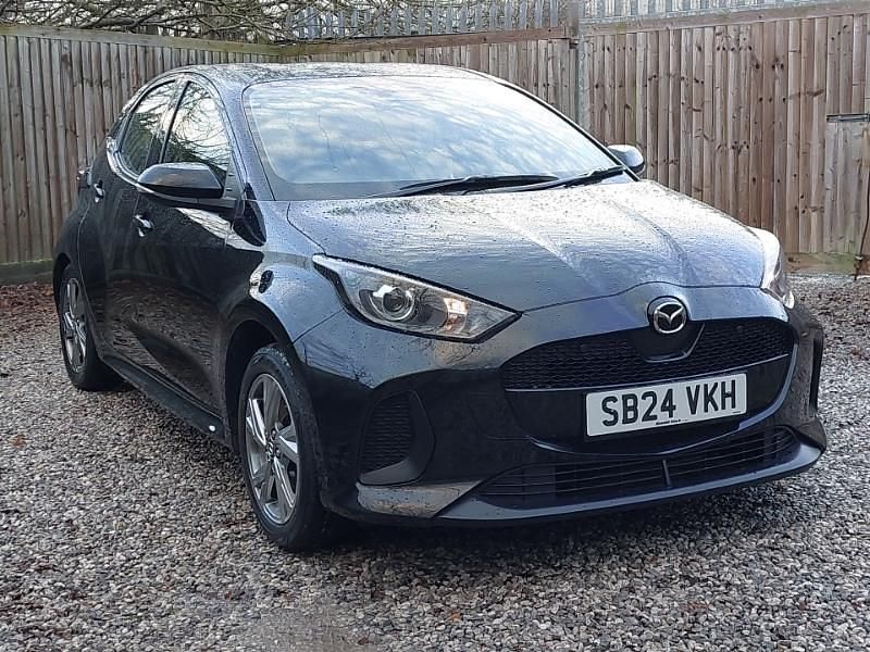 Black Used 2024 Mazda 2 Exclusive-Line Hatchback | £15,798 (Fair price) - Image 1/4