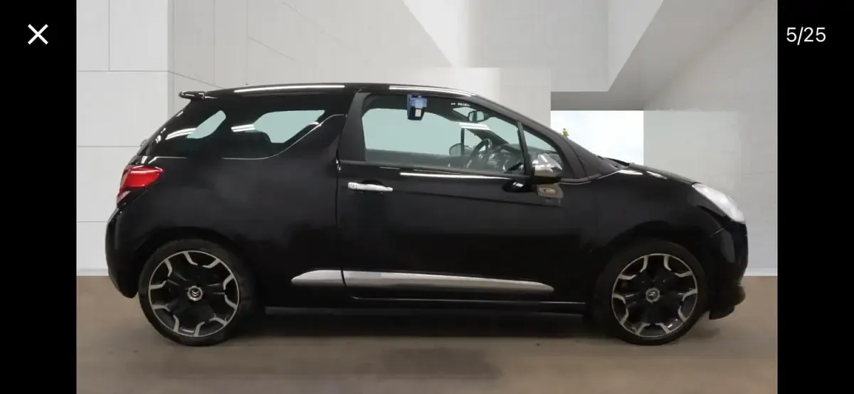 Usado Citroën DS3 155 CV (114 kW) 2013 Negro Utilitario