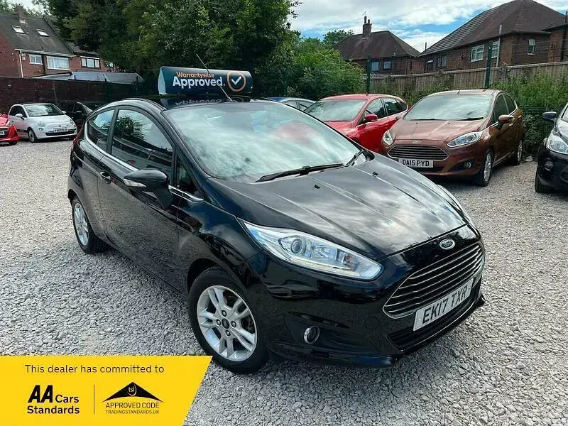Used Ford Fiesta Zetec 2017 Black Hatchback