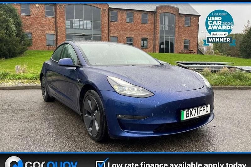 Blue Used 2021 Tesla Model 3 Long Range AWD Sedan | £12,079 (Good price) - Image 1/1