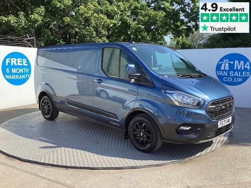 Blue metallic (metallic paint) Used 2021 Ford Transit Custom | £16,995 (Good price) - Image 1/4