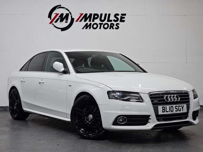 Used Audi A4 S-Line 2010 White Sedan