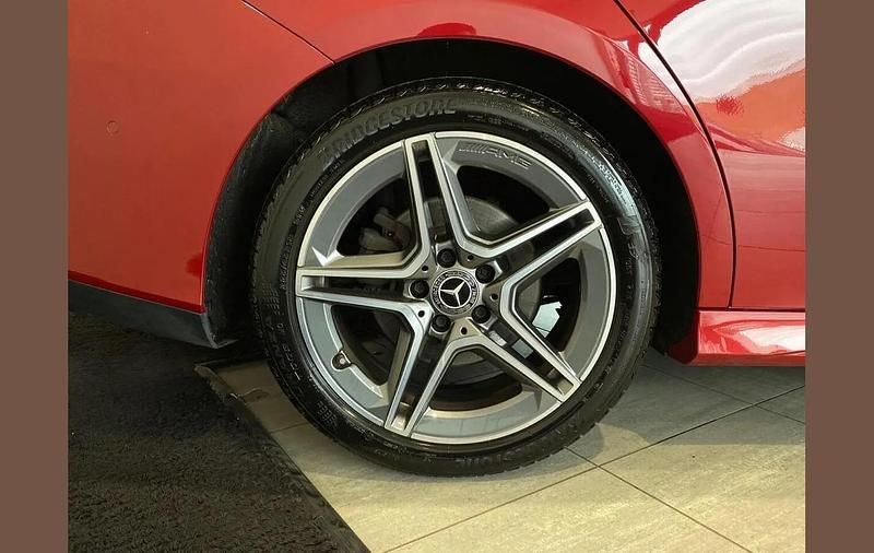 Used Mercedes CLA200 AMG line 163 HP (119 kW) 2022 Red Coupe
