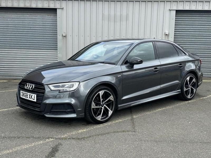 Used Audi A3 Black Edition 116 HP (85 kW) 2018 Grey Sedan