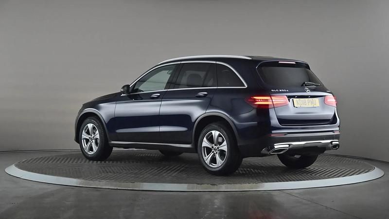 Used Mercedes GLC250 204 HP (150 kW) 2018 Blue SUV