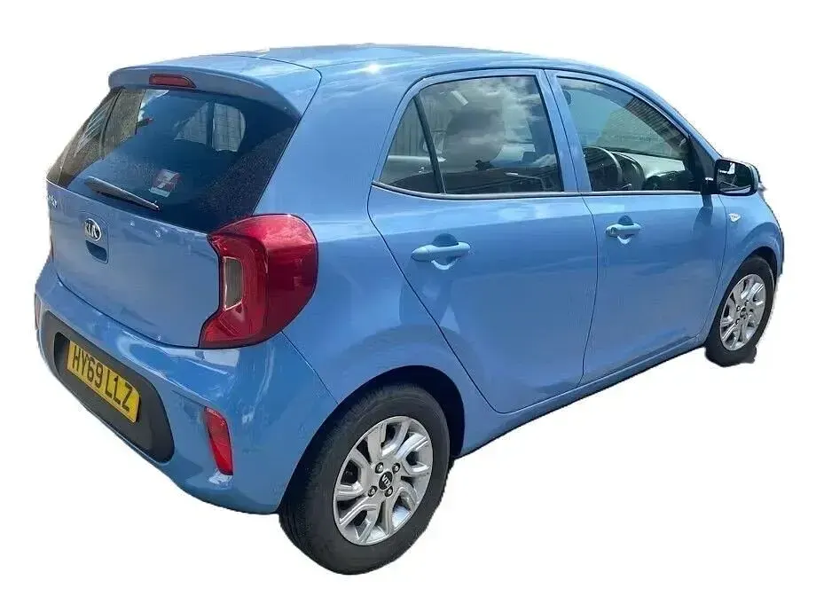 Used Kia Picanto 83 HP (61 kW) 2019 Blue Hatchback