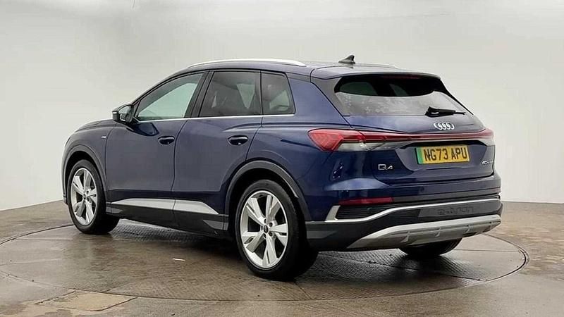 Used Audi Q4 e-tron S-Line 150 kW (204 HP) 2023 Blue SUV