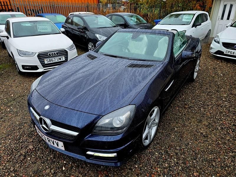 Blue Used 2013 Mercedes SLK250 AMG Cabriolet | £6,500 (Super price) - Image 1/4