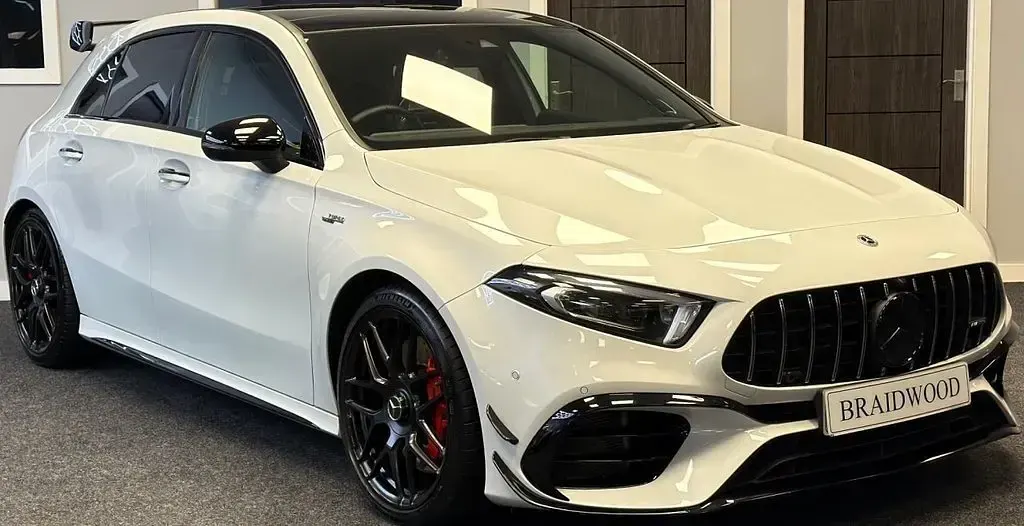 Used Mercedes A45 AMG AMG 421 HP (309 kW) 2021 White Hatchback