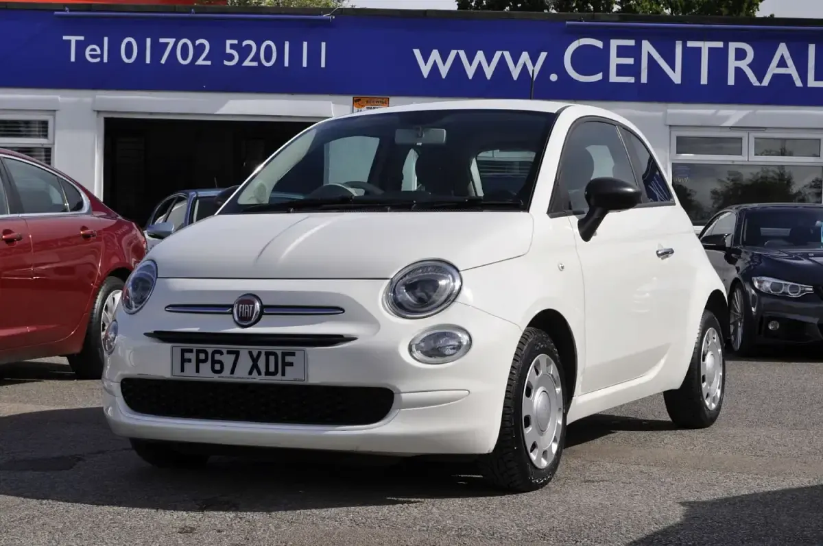 Used Fiat 500 Pop 69 HP (50 kW) 2017 White Hatchback