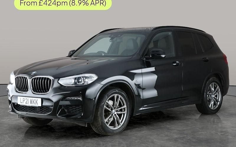 Used BMW X3 M Sport 190 HP (139 kW) 2021 Black SUV