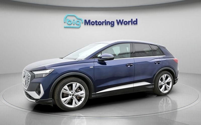 Used Audi Q4 e-tron S-Line 150 kW (204 HP) 2023 Blue SUV