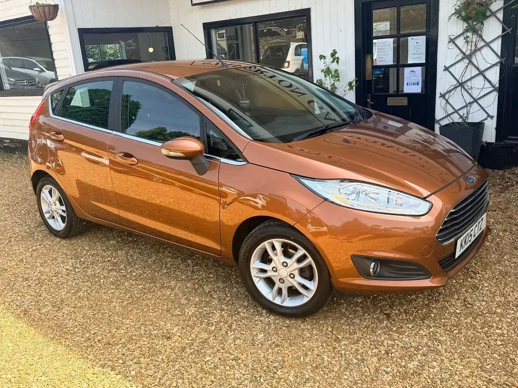 Used Ford Fiesta Zetec 2015 Brown Hatchback