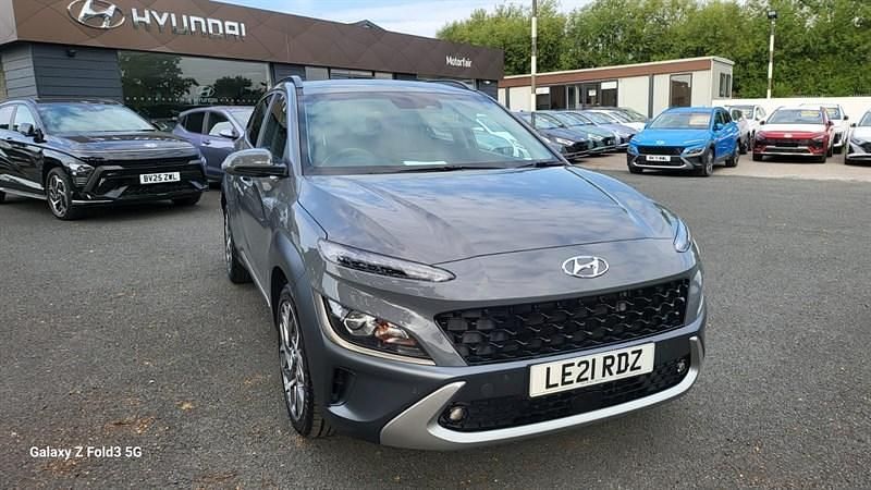 Grey Used 2021 Hyundai Kona Premium SUV | £17,495 (A bit pricey) - Image 1/4