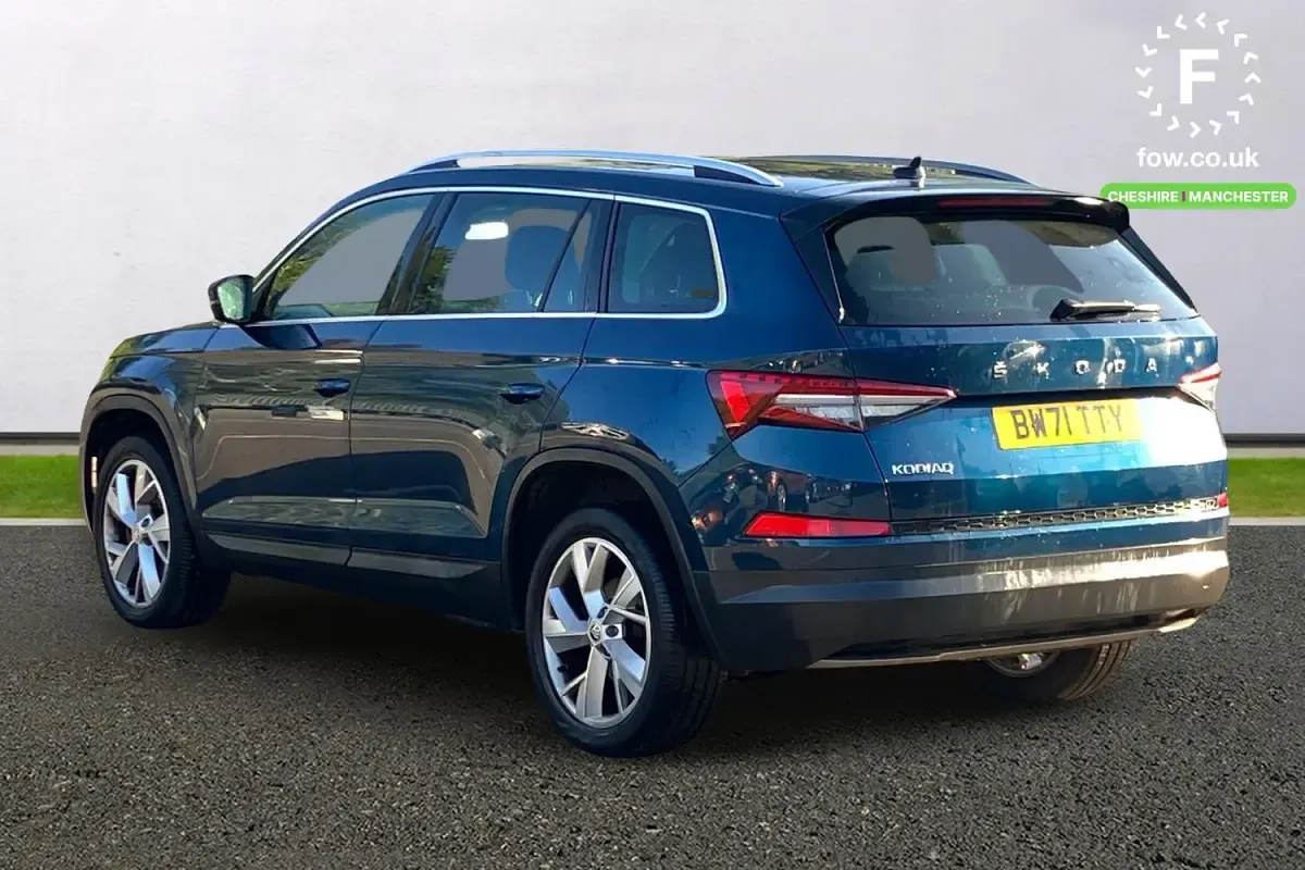 Used Skoda Kodiaq SportLine 150 HP (110 kW) 2021 Blue SUV