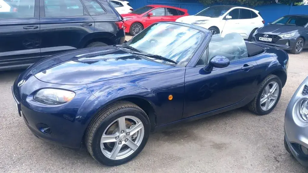 Used Mazda MX5 126 HP (92 kW) 2007 Blue Cabriolet