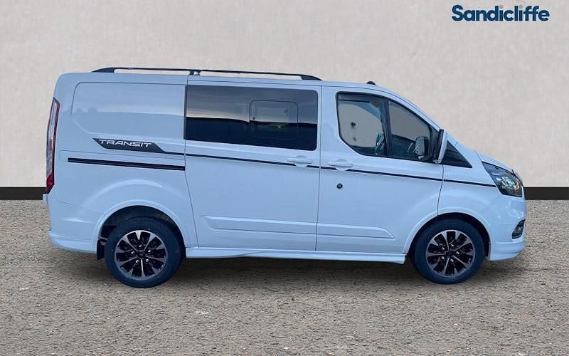 Used Ford Transit Custom Sport 185 HP (136 kW) 2021 Frozen white Van