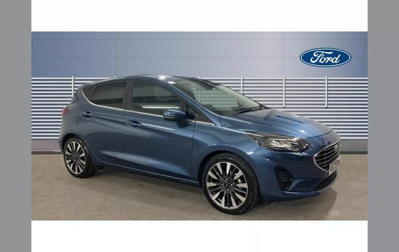 Blue Used 2023 Ford Fiesta Titanium X Hatchback | £16,397 (Good price) - Image 1/4