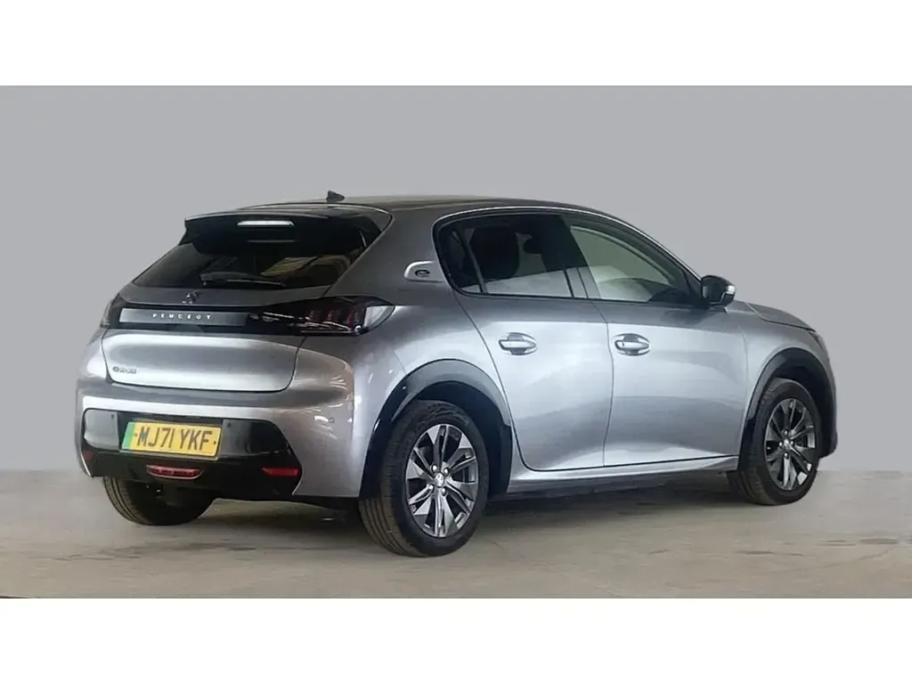 Used Peugeot e-208 Allure Premium 100 kW (136 HP) 2021 Grey Hatchback