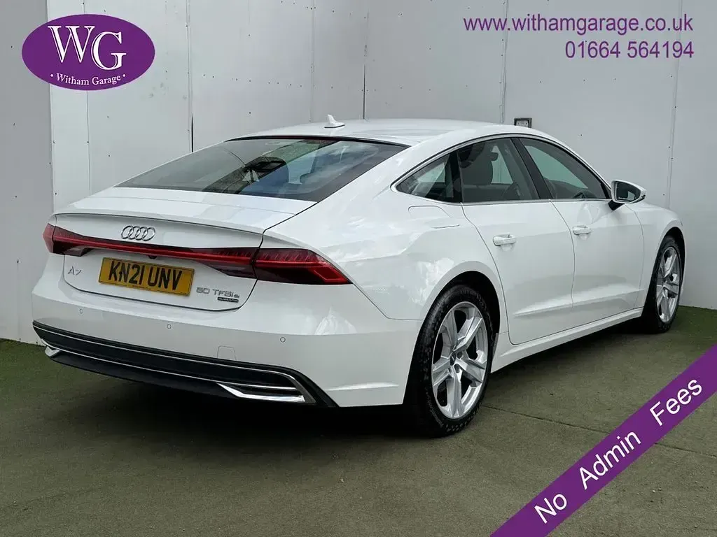 Used Audi A7 Sport 245 HP (180 kW) 2021 White Sedan