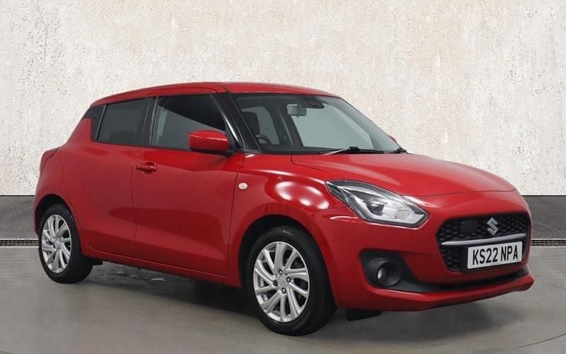 Red Used 2021 Suzuki Swift SZ-T Hatchback | £9,765 (Fair price) - Image 1/3