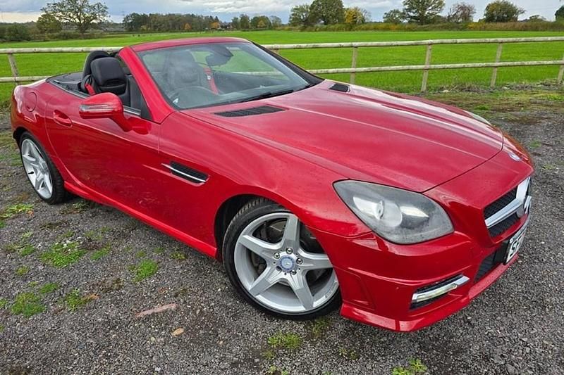 Red Used 2014 Mercedes SLK250 AMG Cabriolet | £7,500 (Fair price) - Image 1/1