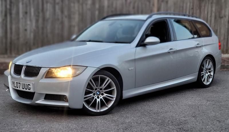 Silver Used 2007 BMW 325 M Sport Estate | £3,195 (Fair price) - Image 1/4