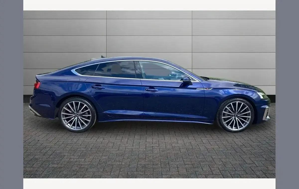Used Audi A5 S-Line 265 HP (194 kW) 2023 Blue Coupe