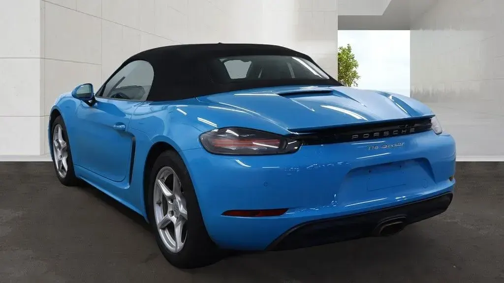 Used Porsche 718 Boxster 300 HP (220 kW) 2019 Blue Cabriolet