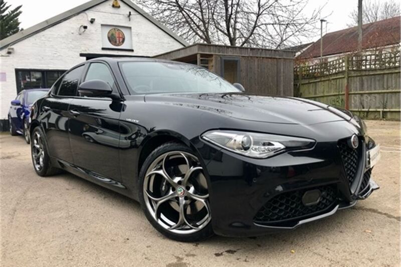 Black Used 2018 Alfa Romeo Giulia Veloce Sedan | £20,995 (Expensive) - Image 1/4