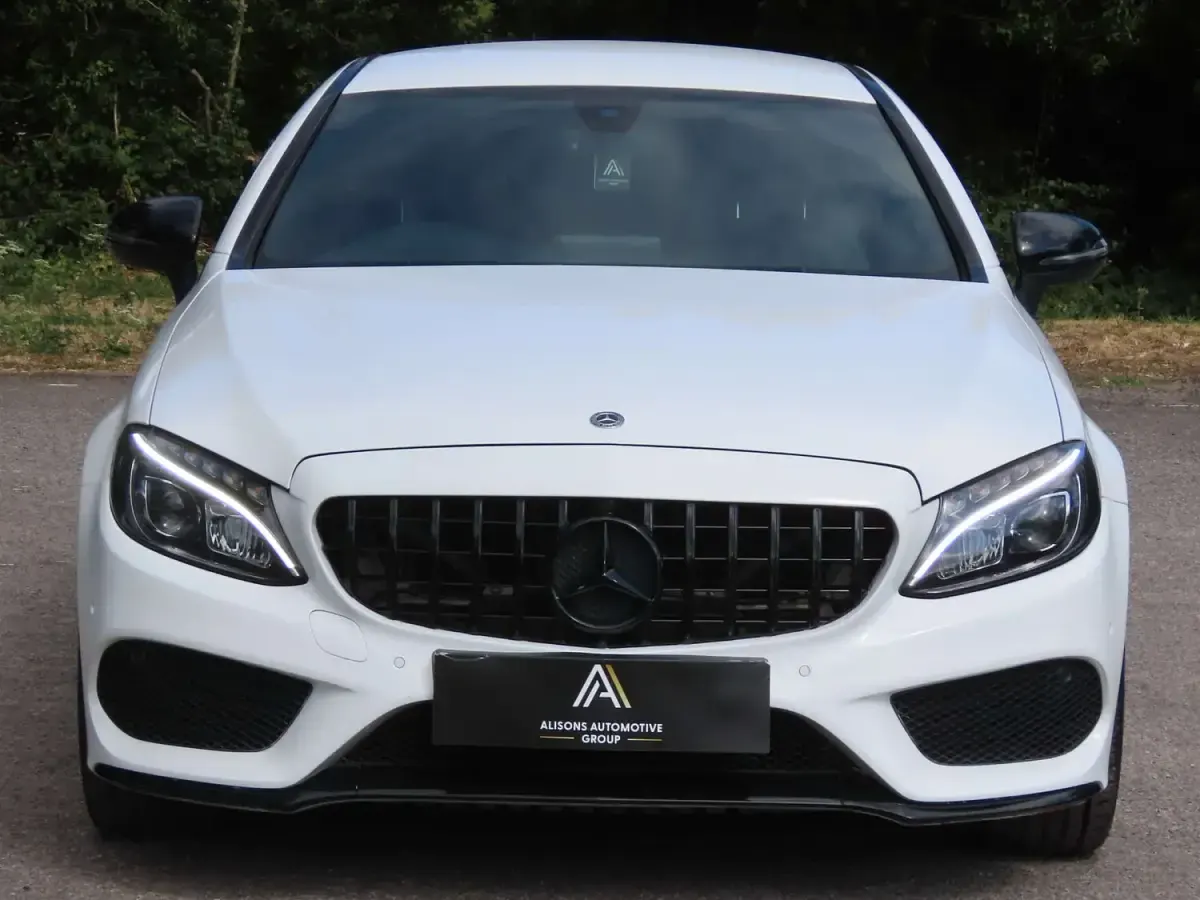 Used Mercedes C220 AMG line 2017 White Coupe