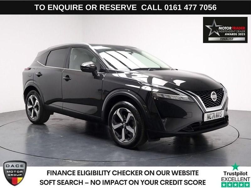 Black Used 2021 Nissan Qashqai S SUV | £16,590 (Fair price) - Image 1/3