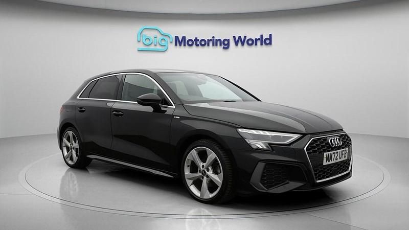 Used Audi A3 Sportback S-Line 110 HP (80 kW) 2023 Black Hatchback