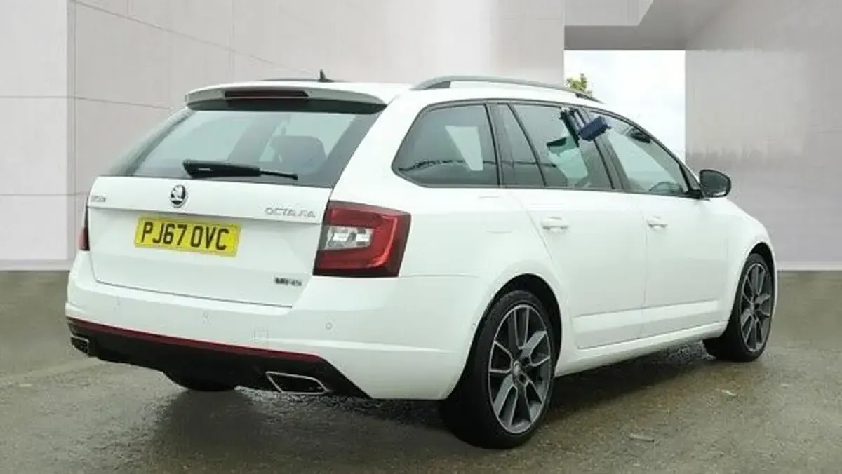 Used Skoda Octavia vRS 2017 White Estate