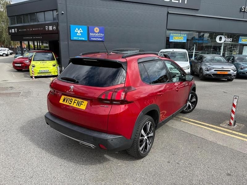 Red Used 2019 Peugeot 2008 GT-line SUV | £7,995 (Super price) - Image 1/4