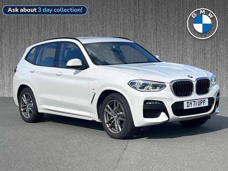 White Used 2021 BMW X3 M Sport SUV | £28,699 (Good price) - Image 1/4