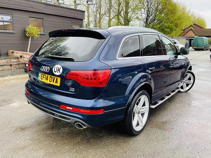 Used Audi Q7 S-line plus 204 HP (150 kW) 2014 Blue SUV
