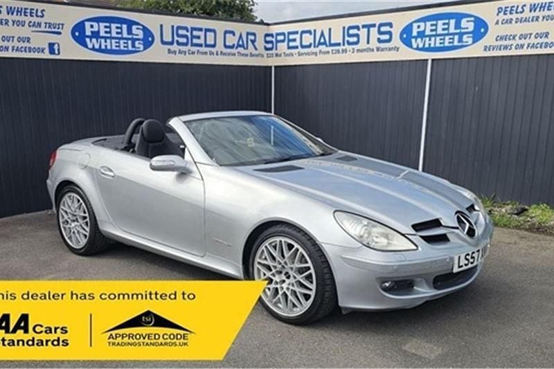 Silver Used 2007 Mercedes SLK200 Cabriolet | £3,275 (Good price) - Image 1/4