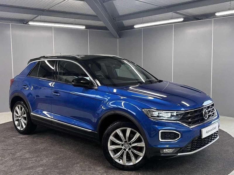 Blue Used 2019 VW T-Roc SEL SUV | £16,495 (Fair price) - Image 1/4