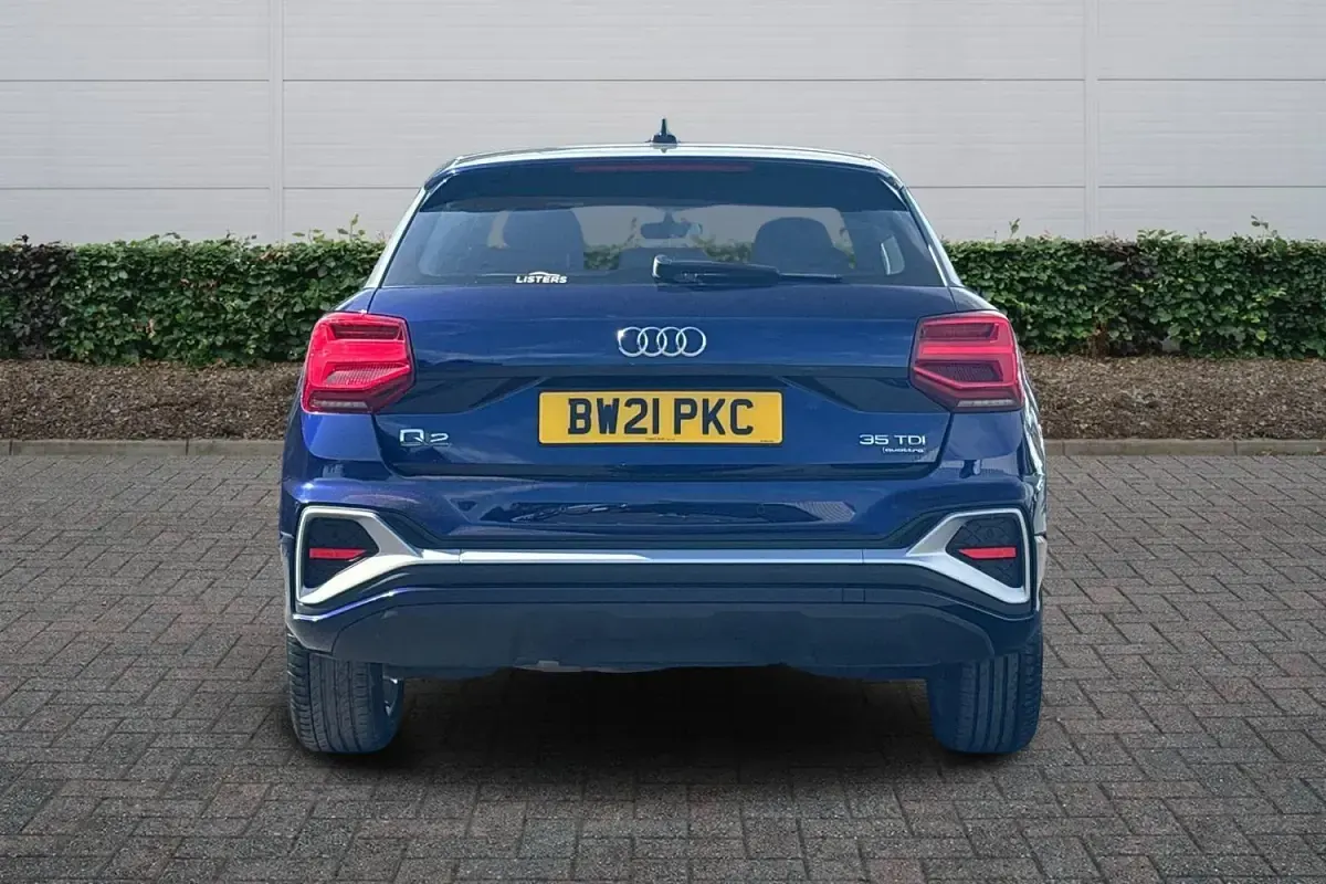 Begagnad Audi Q2 S-Line 150 HK (110 kW) 2021 Blå SUV