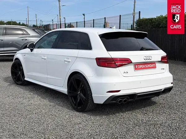 Used Audi A3 S-Line 190 HP (139 kW) 2017 White Hatchback