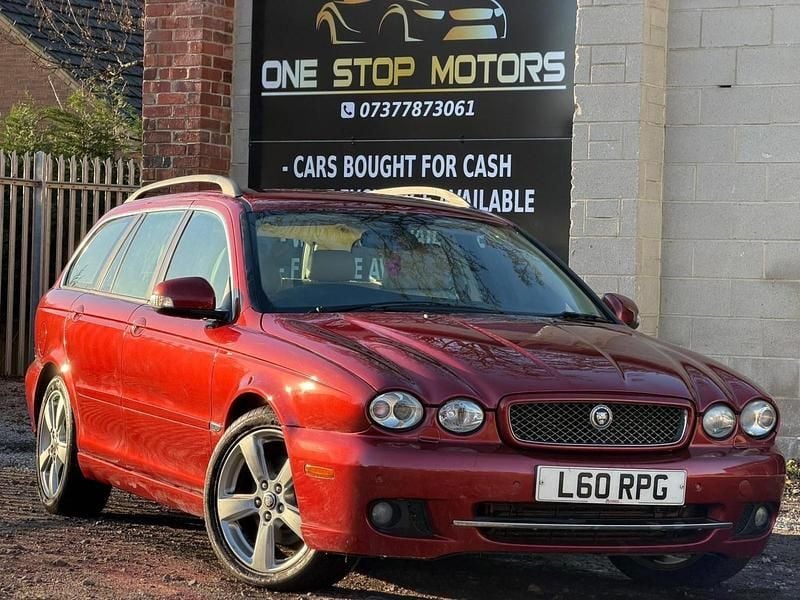 Red Used 2008 Jaguar X-type SE Estate | £1,995 (Fair price) - Image 1/4