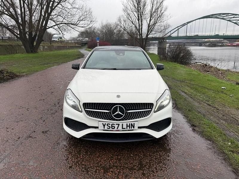 Used Mercedes A160 AMG line 2017 White Hatchback