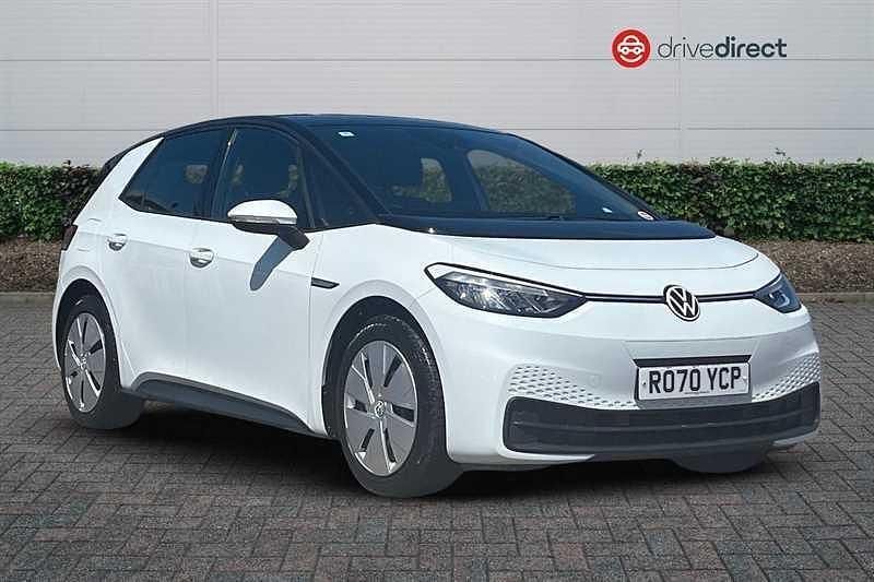 White Used 2020 VW ID.3 Pro Performance Hatchback | £12,848 (Fair price) - Image 1/4