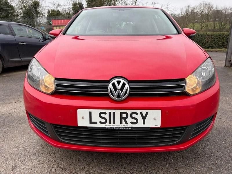 Used VW Golf VI Match 105 HP (77 kW) 2011 Red Hatchback