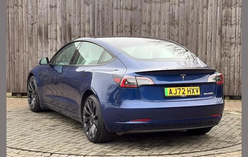 Used Tesla Model 3 Performance 461 kW (627 HP) 2022 Blue Sedan