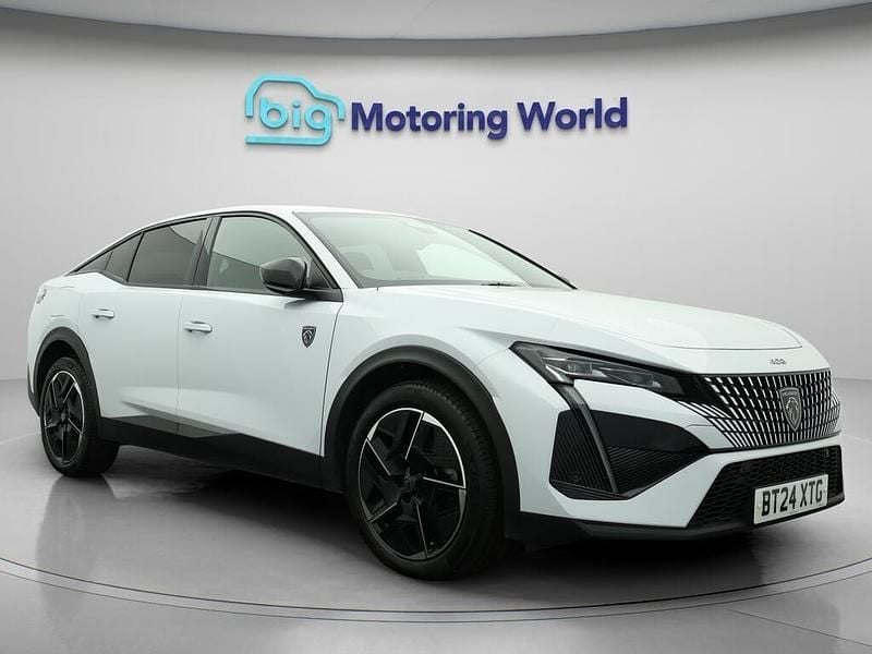 White Used 2024 Peugeot 408 GTi Sedan | £21,600 (Super price) - Image 1/4