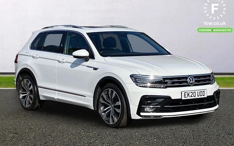 Used VW Tiguan R-line 150 HP (110 kW) 2020 White SUV
