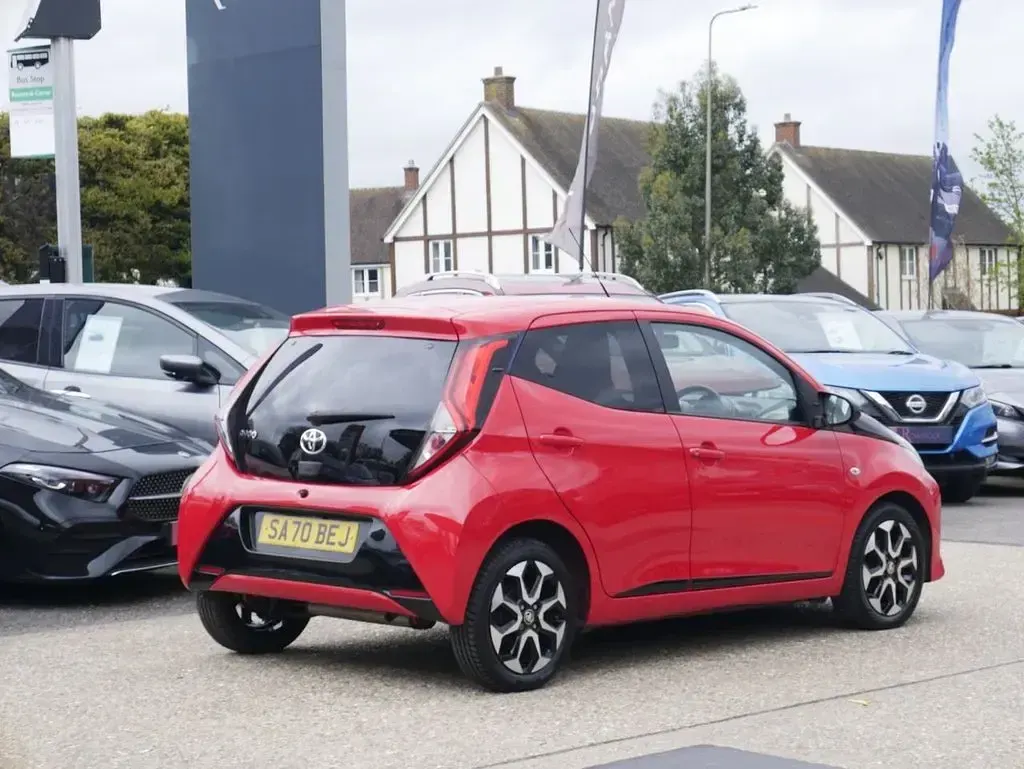 Used Toyota Aygo Trend 71 HP (52 kW) 2020 Red Hatchback