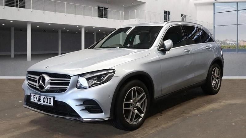 Used Mercedes GLC220 AMG line 170 HP (125 kW) 2018 Silver SUV